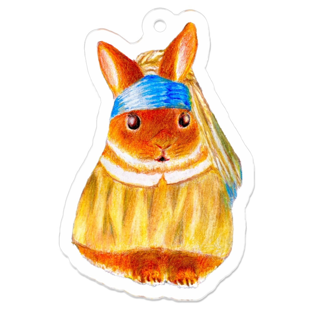 フェルメール風のうさぎちゃん