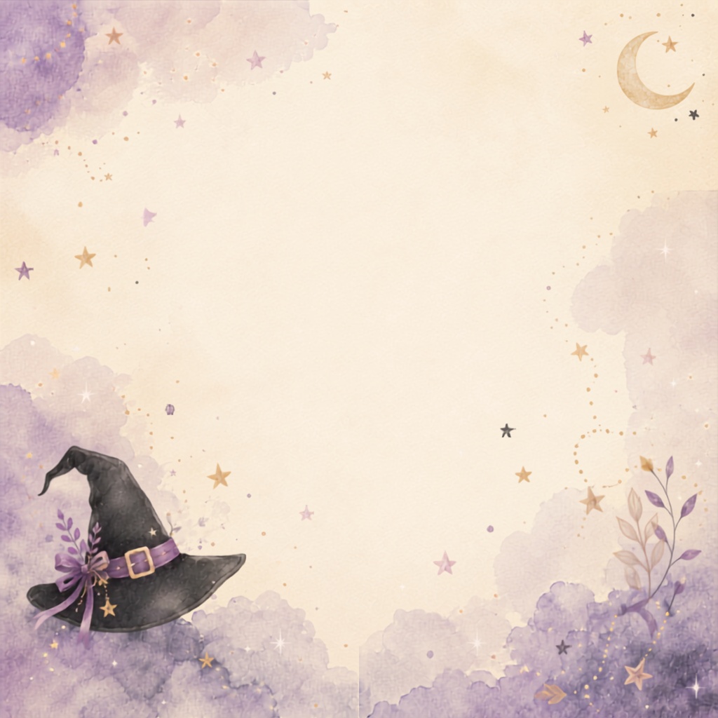 秋の大人かわいいハロウィンデジタルペーパー4枚セット| Sweet Halloween|背景|くすみカラー
