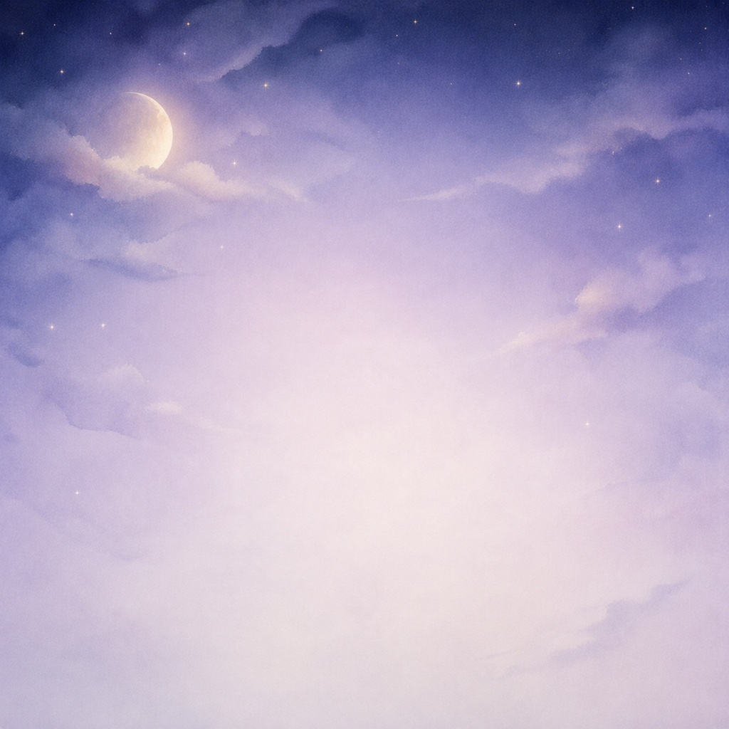 秋の夜空&月デジタルペーパー10枚セット|Moonlight Sky|背景|水彩|淡色