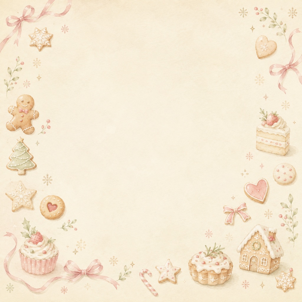 大人かわいい淡色クリスマスデジタルペーパー10枚セット|Elegant Christmas|水彩|淡色|くすみカラー