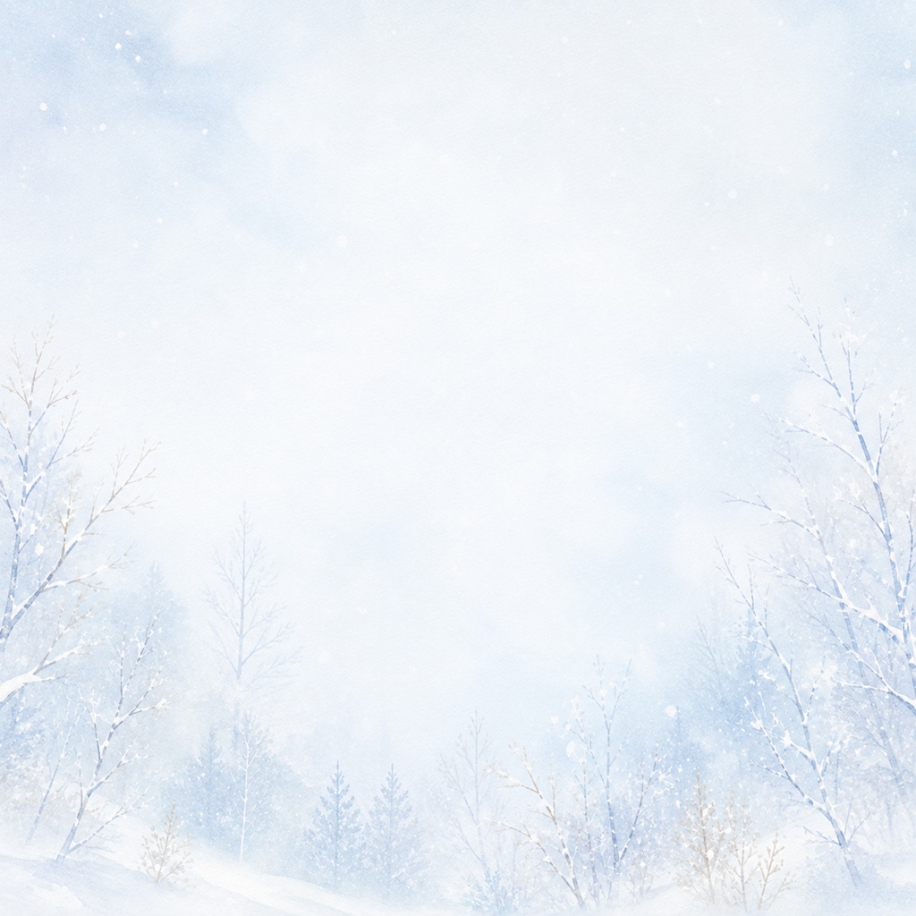 大人かわいい雪色デジタルペーパー4枚セット|冬素材|冬柄|背景