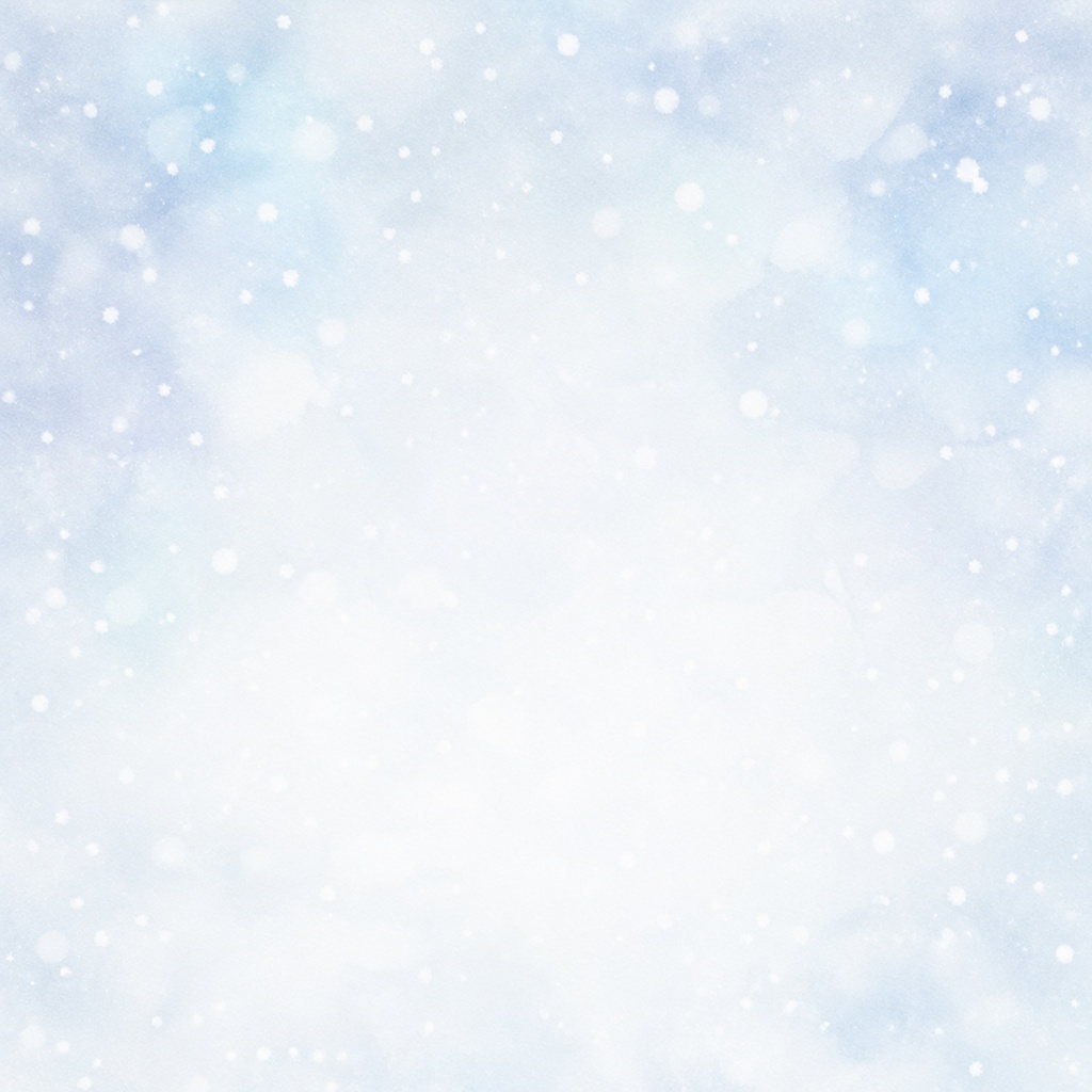 大人かわいい雪色デジタルペーパー4枚セット|冬素材|冬柄|背景