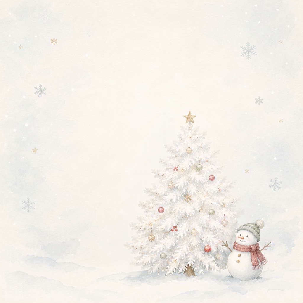 淡色クリスマス|大人かわいいサンタのデジタルペーパー10枚セット|クリスマスツリー