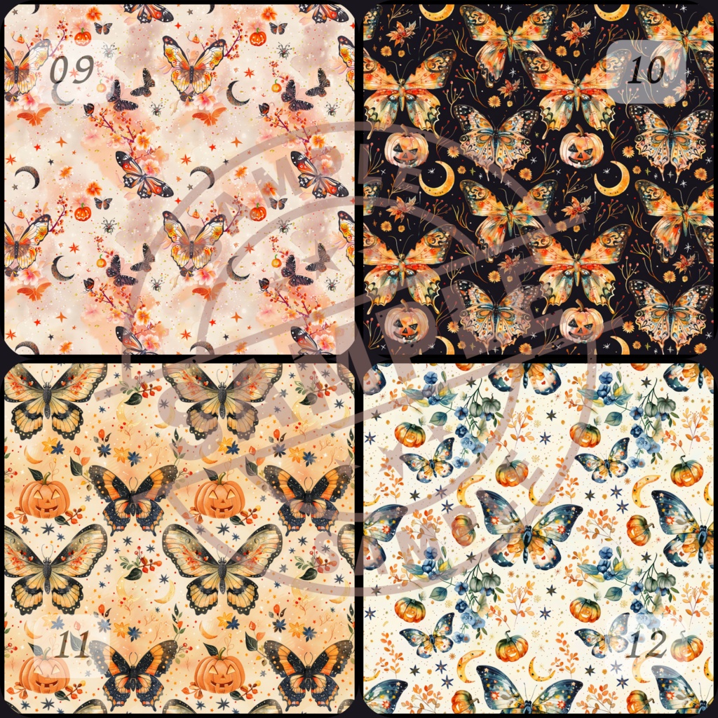 WHISPERS OF HALLOWEEN BUTTERFLIES