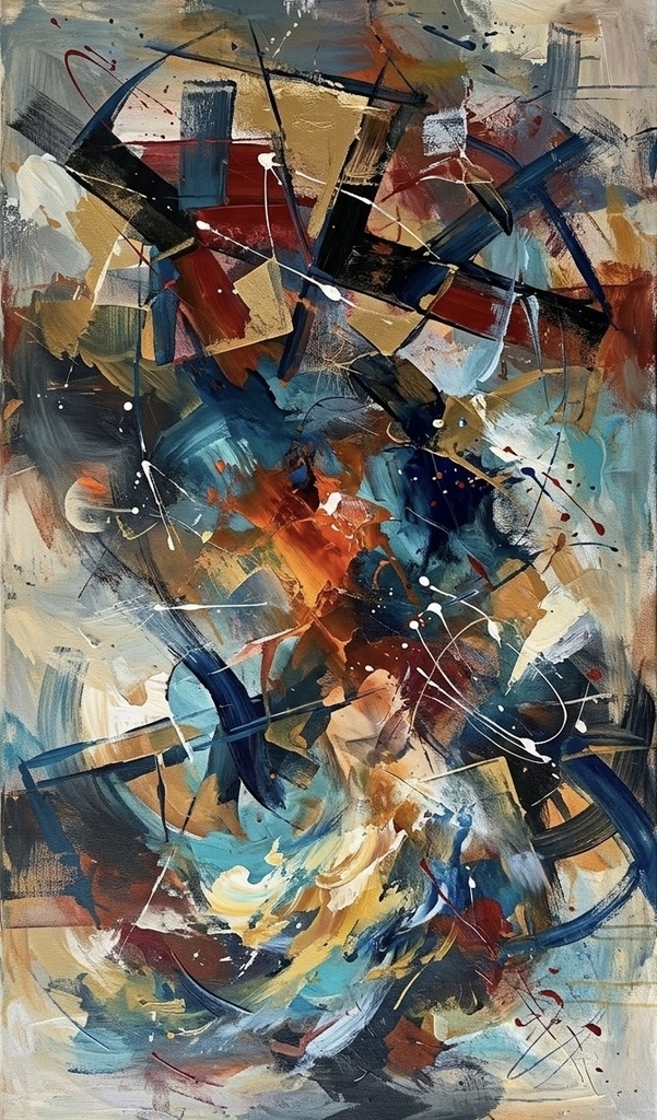 感情の渦：混沌と調和の対話