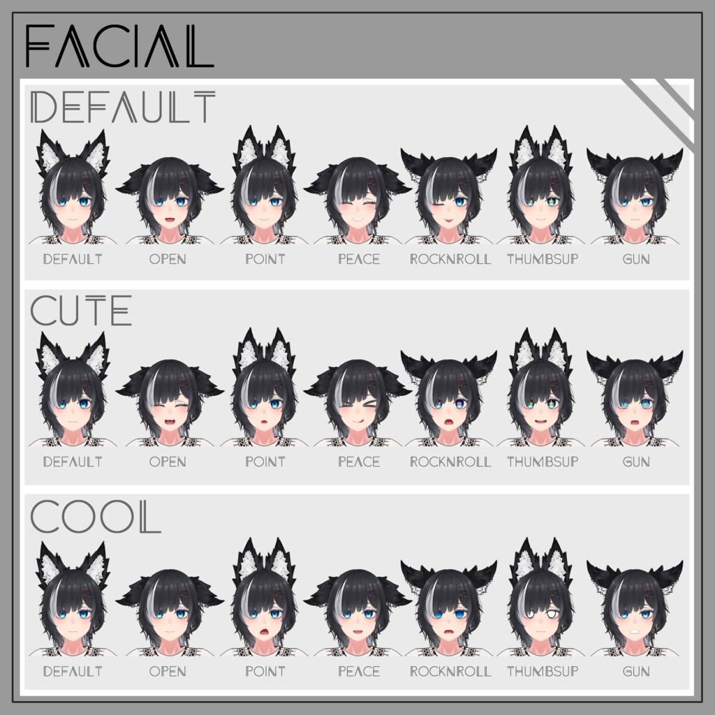 【オリジナル3Dモデル】Leesh〈リーシュ〉