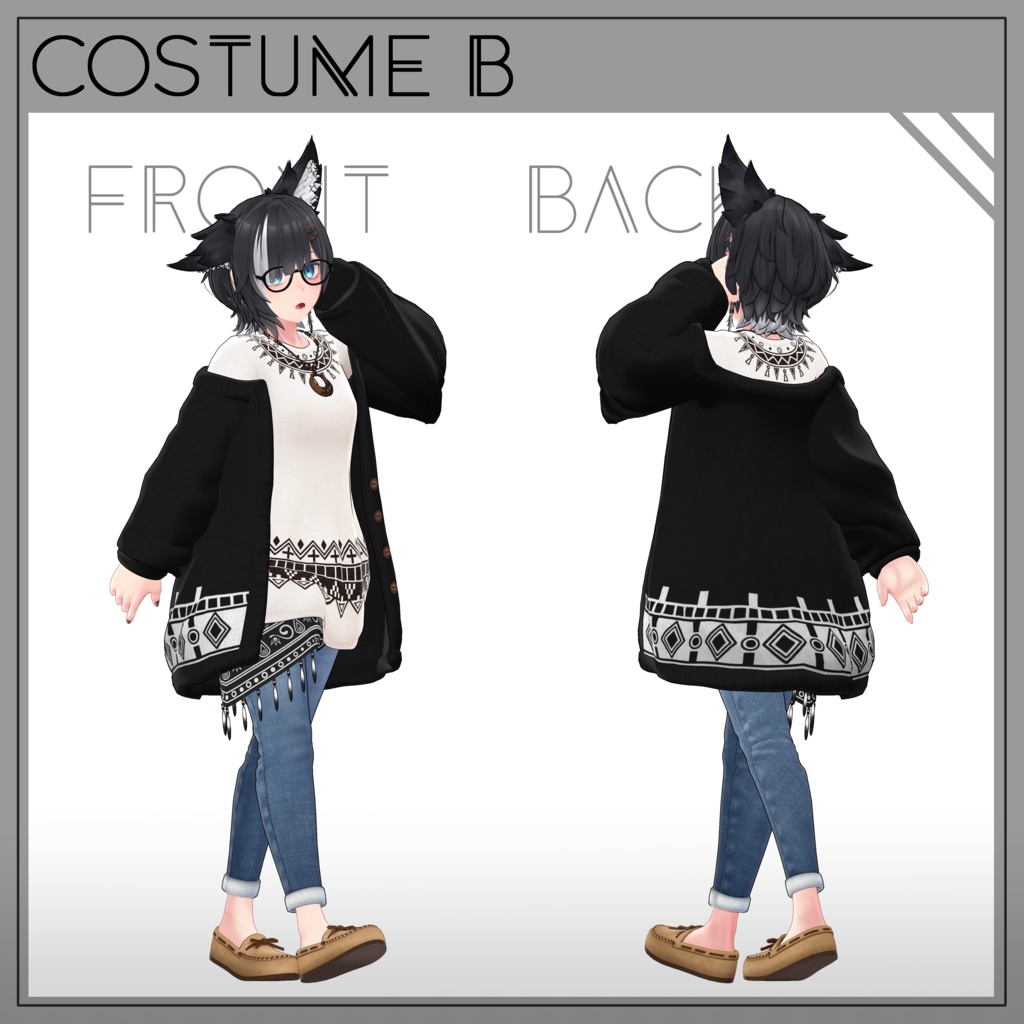 【オリジナル3Dモデル】Leesh〈リーシュ〉