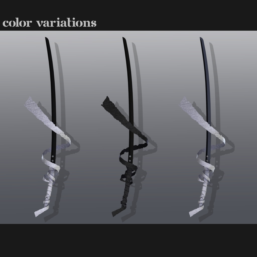 【3Dアクセサリー】02 妖刀 <Bewitched Sword>