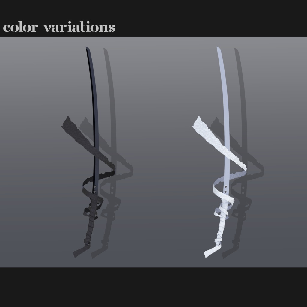 【3Dアクセサリー】02 妖刀 <Bewitched Sword>