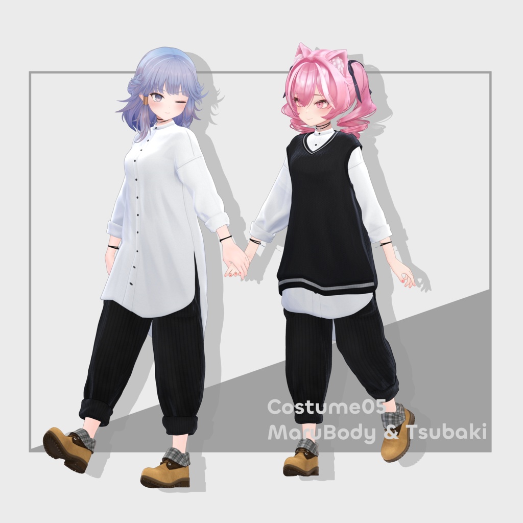 【3Dコスチューム】05 ロングニットベストセット