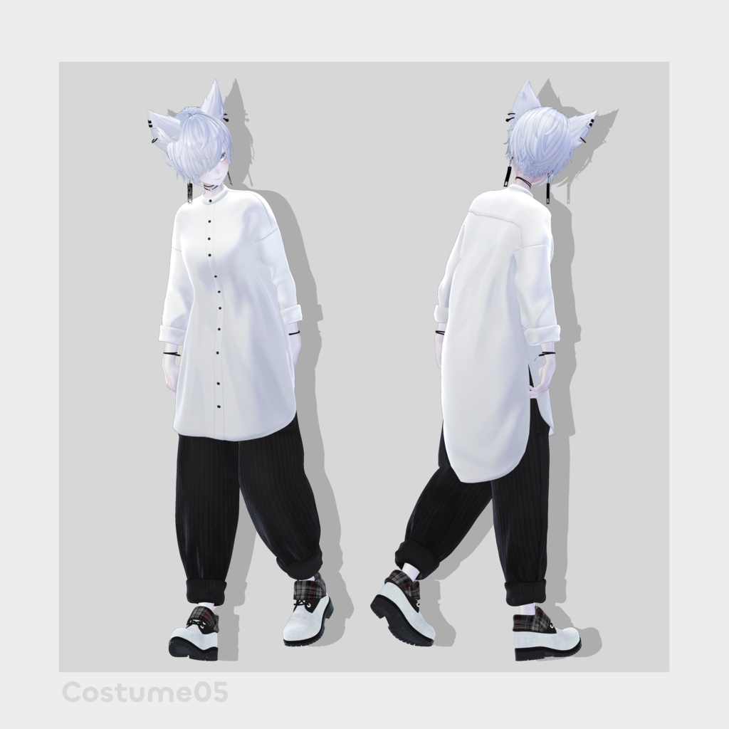 【3Dコスチューム】05 ロングニットベストセット