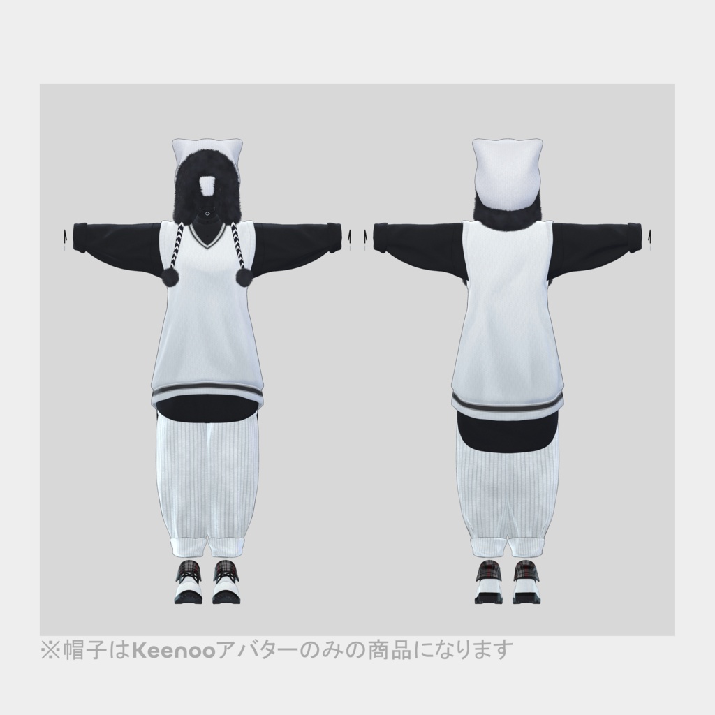 【3Dコスチューム】05 ロングニットベストセット