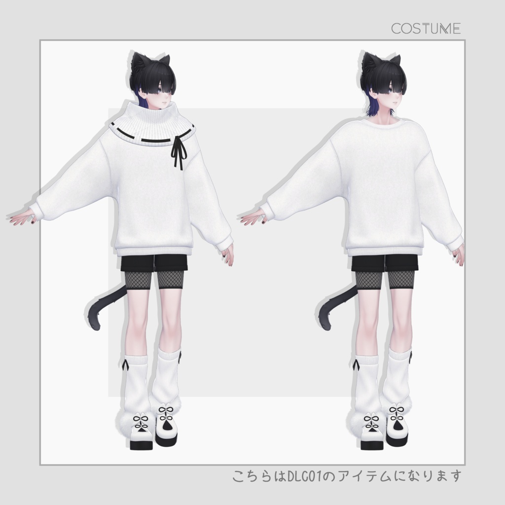 【オリジナル3Dモデル】Nakiya〈泣夜〉