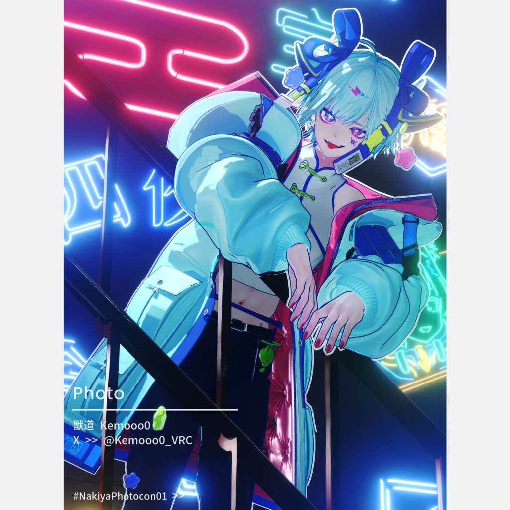 【オリジナル3Dモデル】Nakiya〈泣夜〉