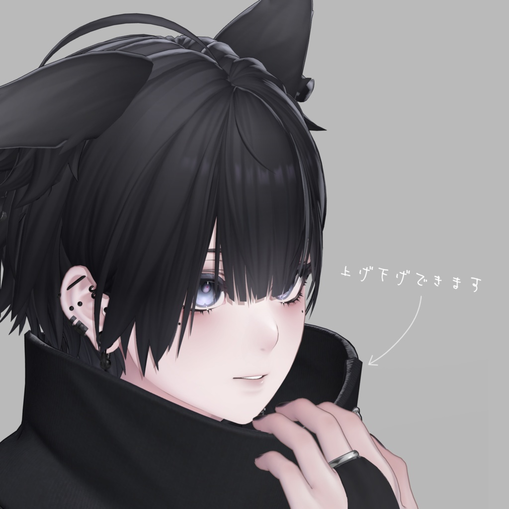 【オリジナル3Dモデル】Nakiya〈泣夜〉