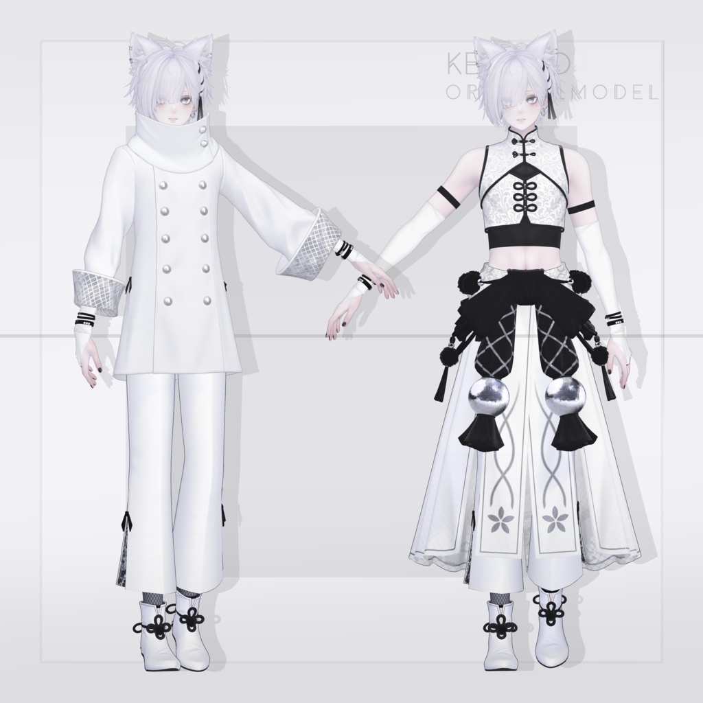 【オリジナル3Dモデル】Nakiya〈泣夜〉