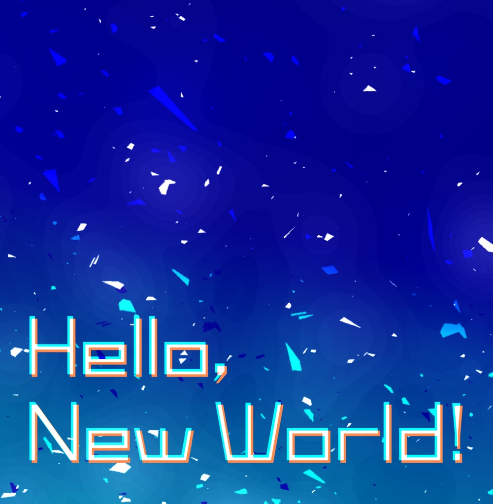 【CD】Hello, New World !【1st EP】