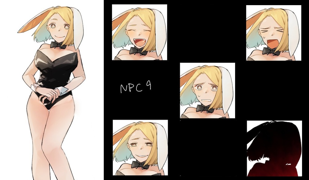 NPCフリー立ち絵(女性)