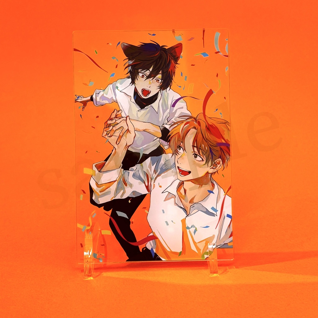 那梧なゆた「吠える犬とくびったけ」アクリルプレート