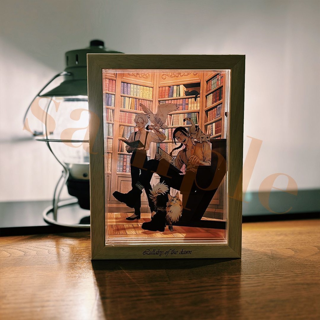 「夜明けの唄×文喫」額装アクリルボックス