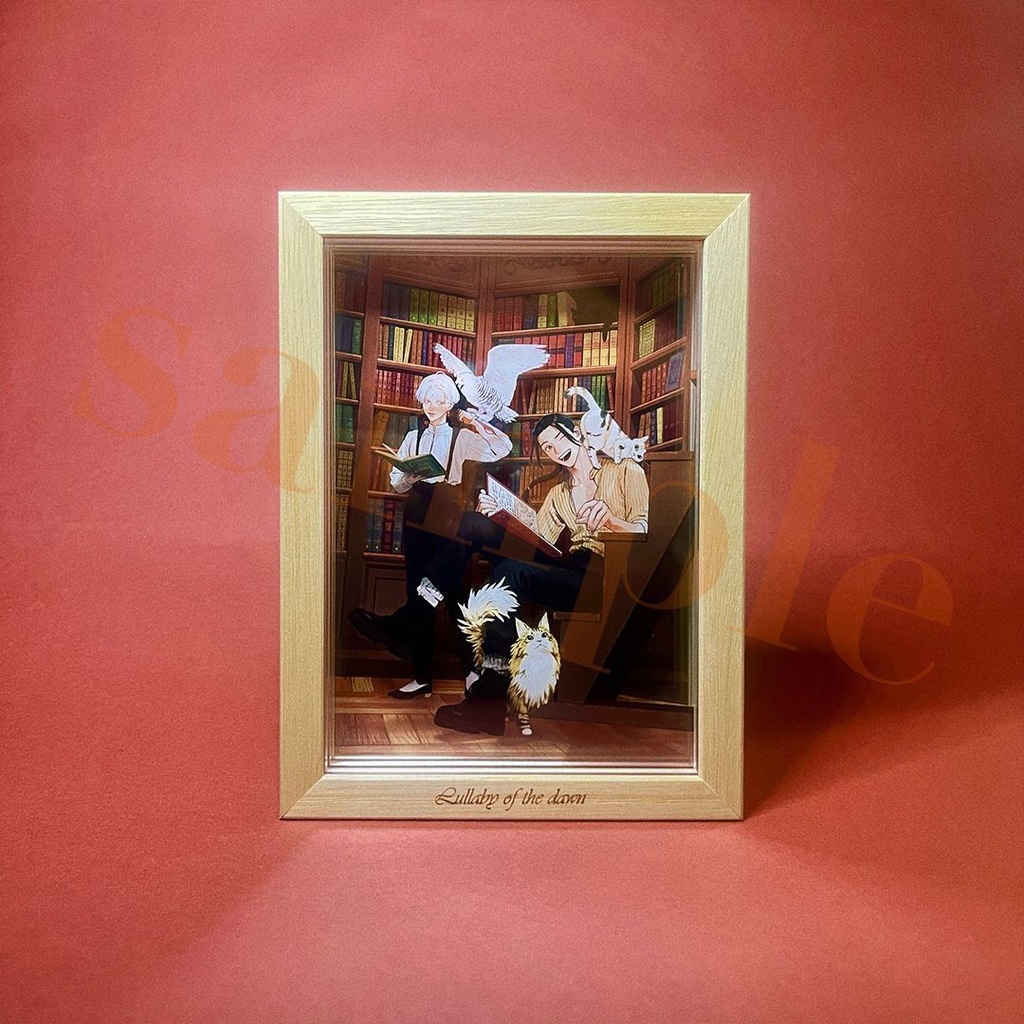 「夜明けの唄×文喫」額装アクリルボックス