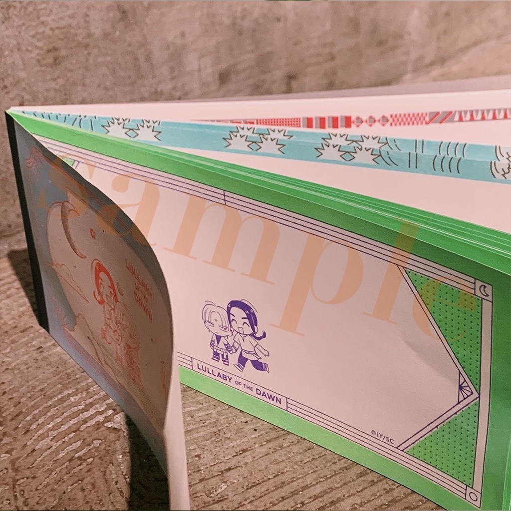 「夜明けの唄×文喫」一筆箋