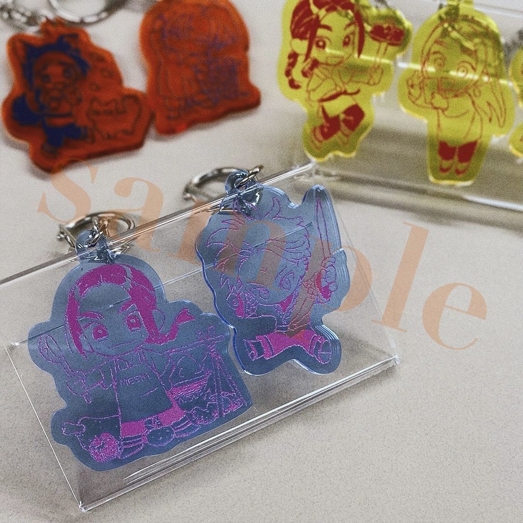 「夜明けの唄×文喫」アクリルキーホルダー(全7種)