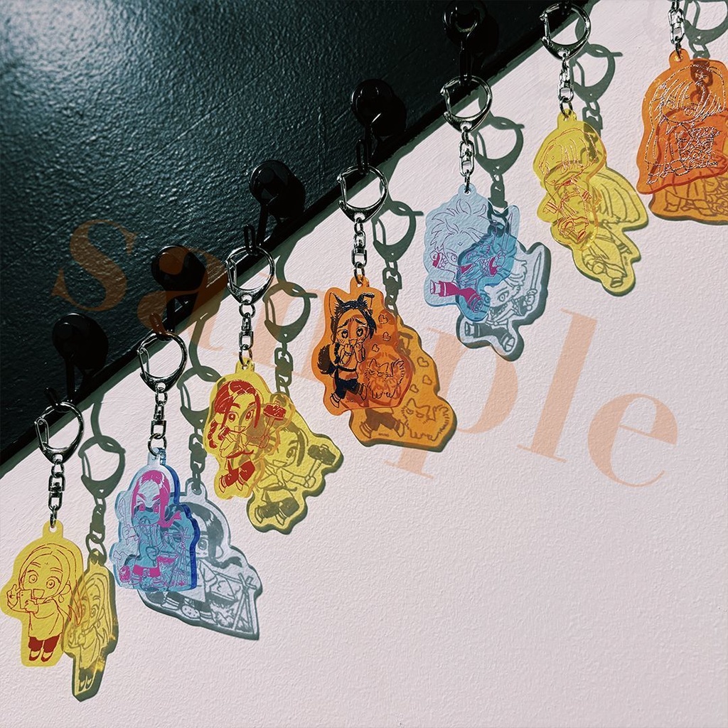 「夜明けの唄×文喫」アクリルキーホルダー(全7種)