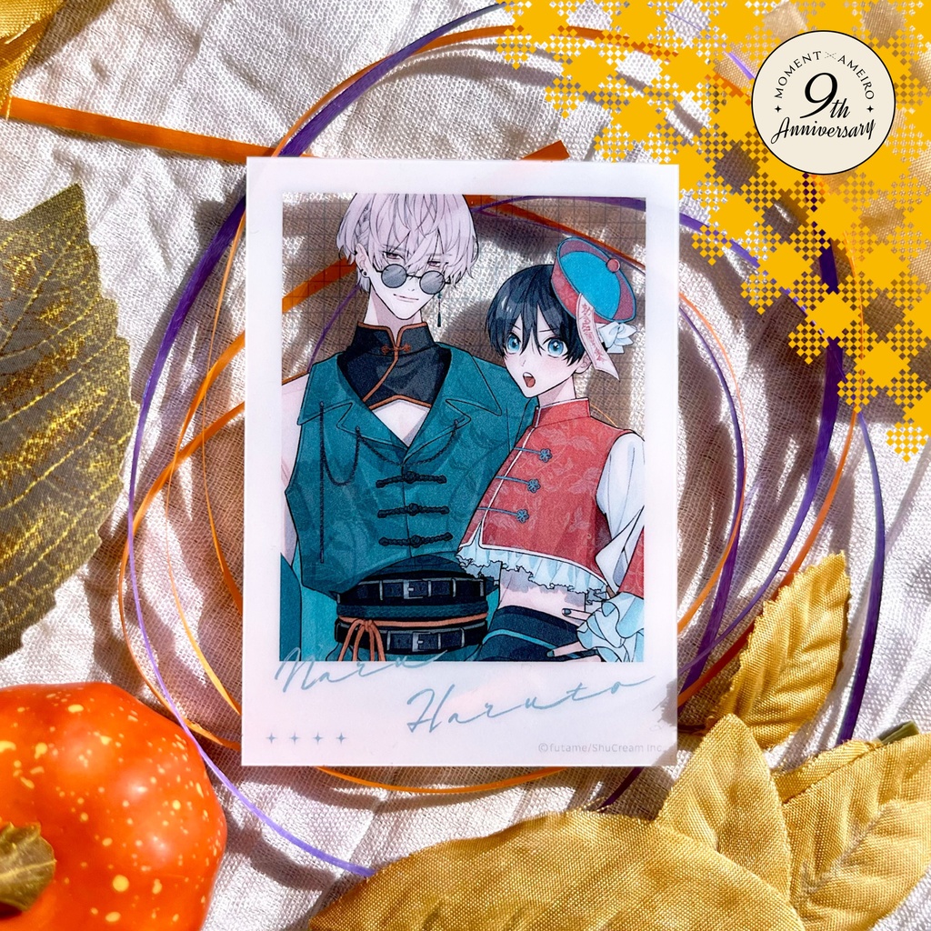 【moment×アメイロ9周年】チェキ風クリアカード