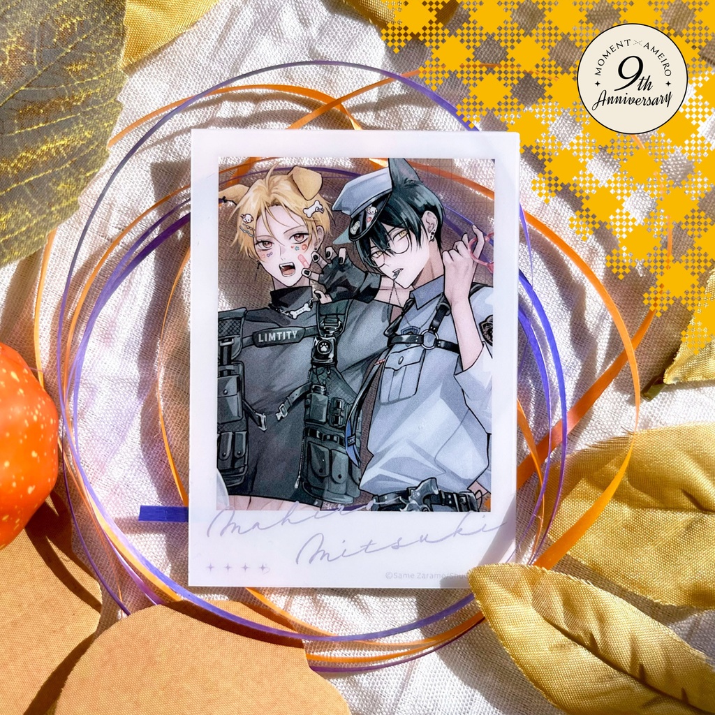 【moment×アメイロ9周年】チェキ風クリアカード