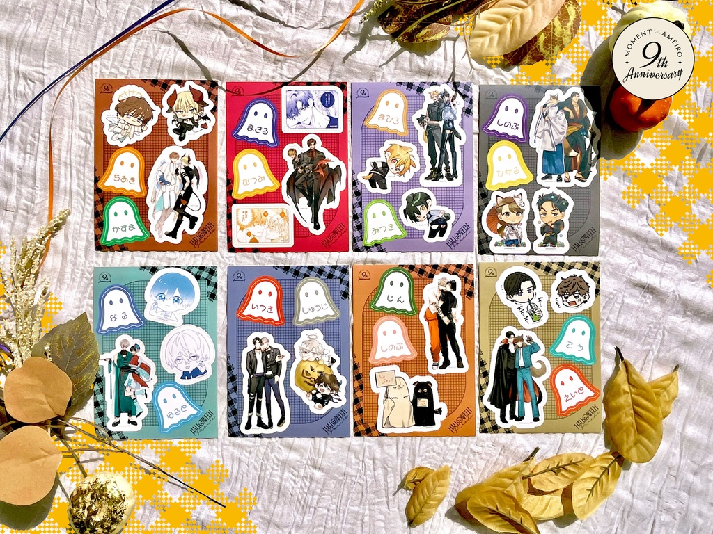 【moment×アメイロ9周年】シールステッカー