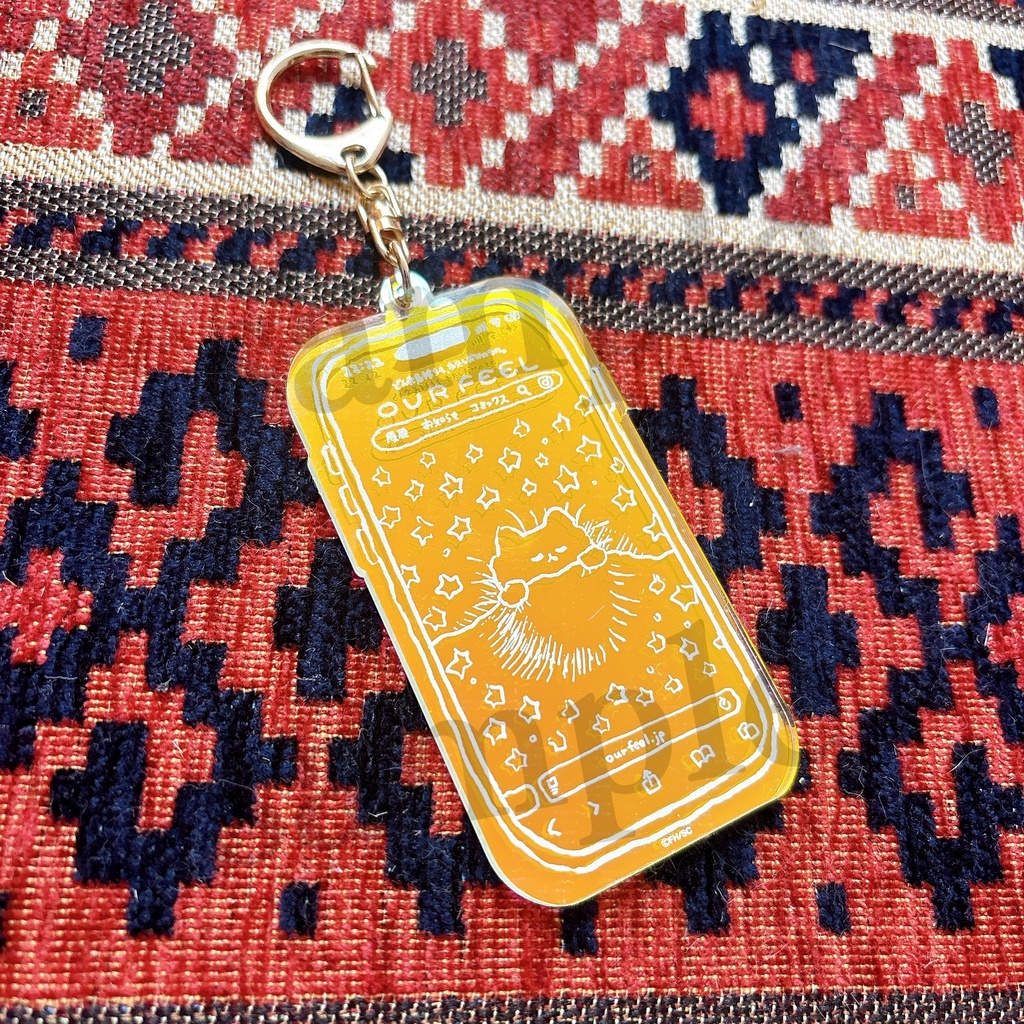 【ねんねんころころ】オーロラアクリルキーホルダー(ねむるおころりちゃん)