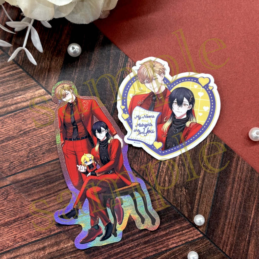 【fR5周年】ダイカットステッカーセット(全6種)