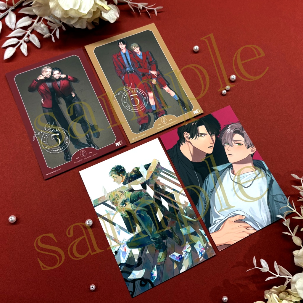 【fR5周年】イラストカードセット(全3種)