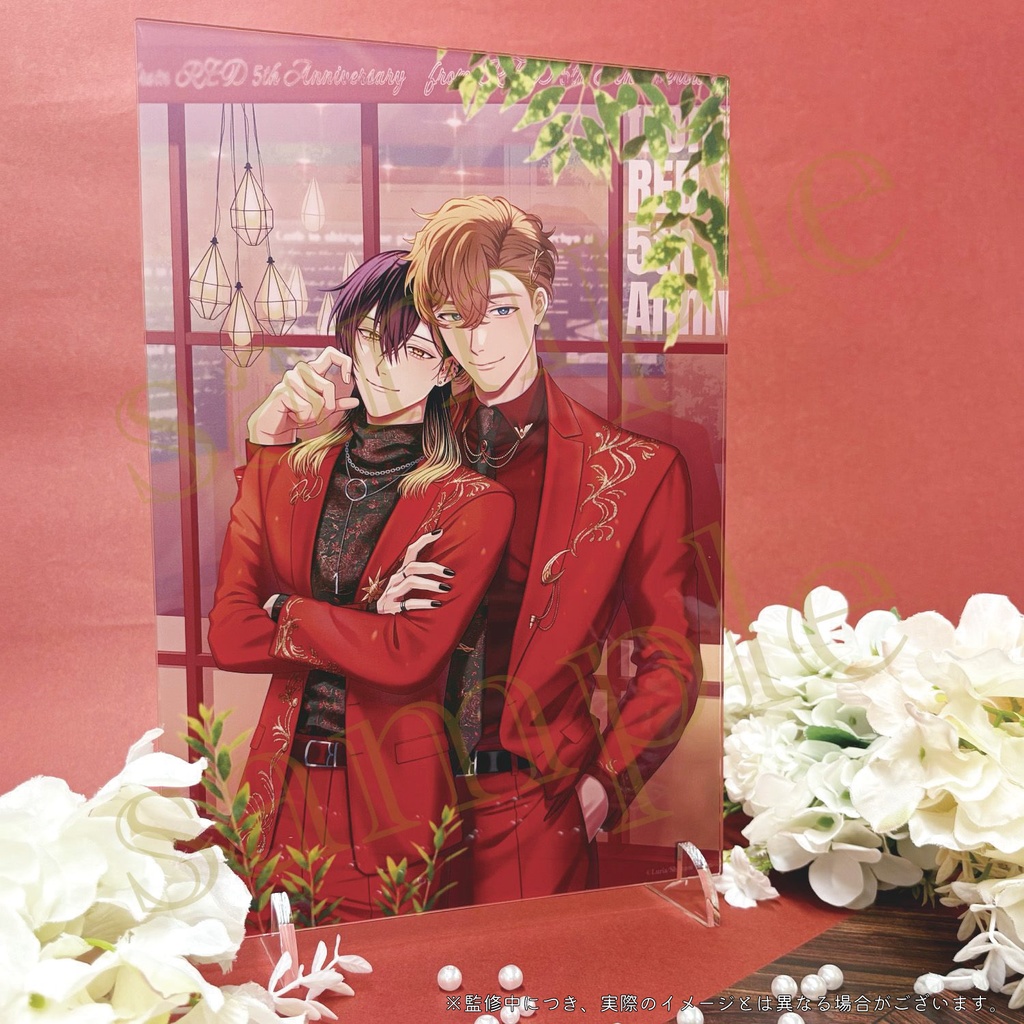 【受注生産】fR5周年/直筆サイン入りA4アクリルプレート(全3種)