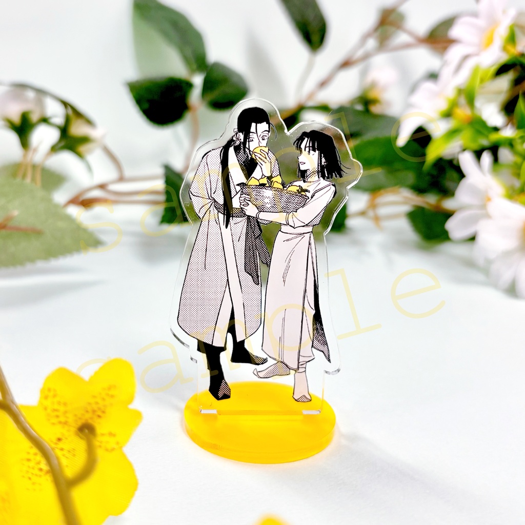 【薄明に充ちる】檸檬色のミニアクリルスタンド