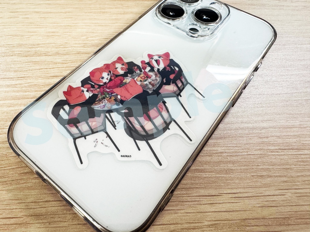 【ネオ・キャット】クリアステッカー(2種)