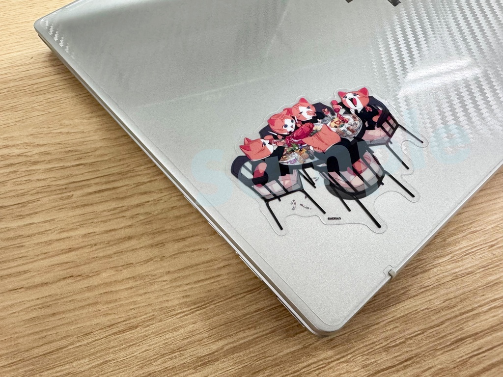 【ネオ・キャット】クリアステッカー(2種)