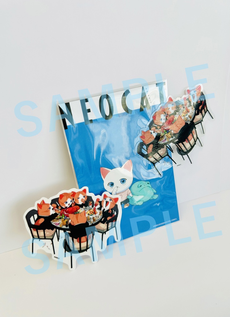 【ネオ・キャット】クリアステッカー(2種)