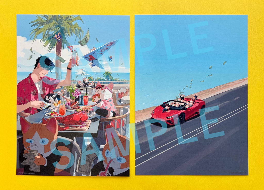 【ネオ・キャット】BIGポストカードセット