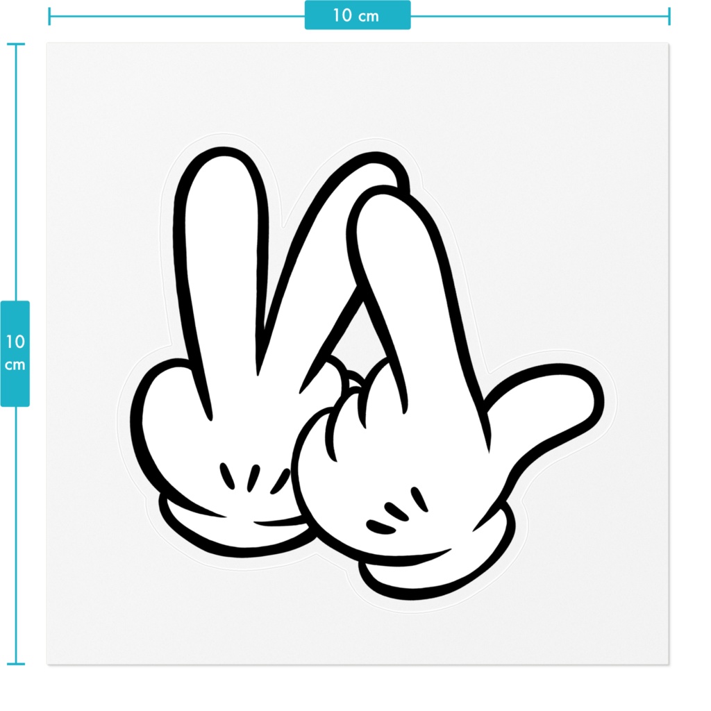 VLポーズステッカー