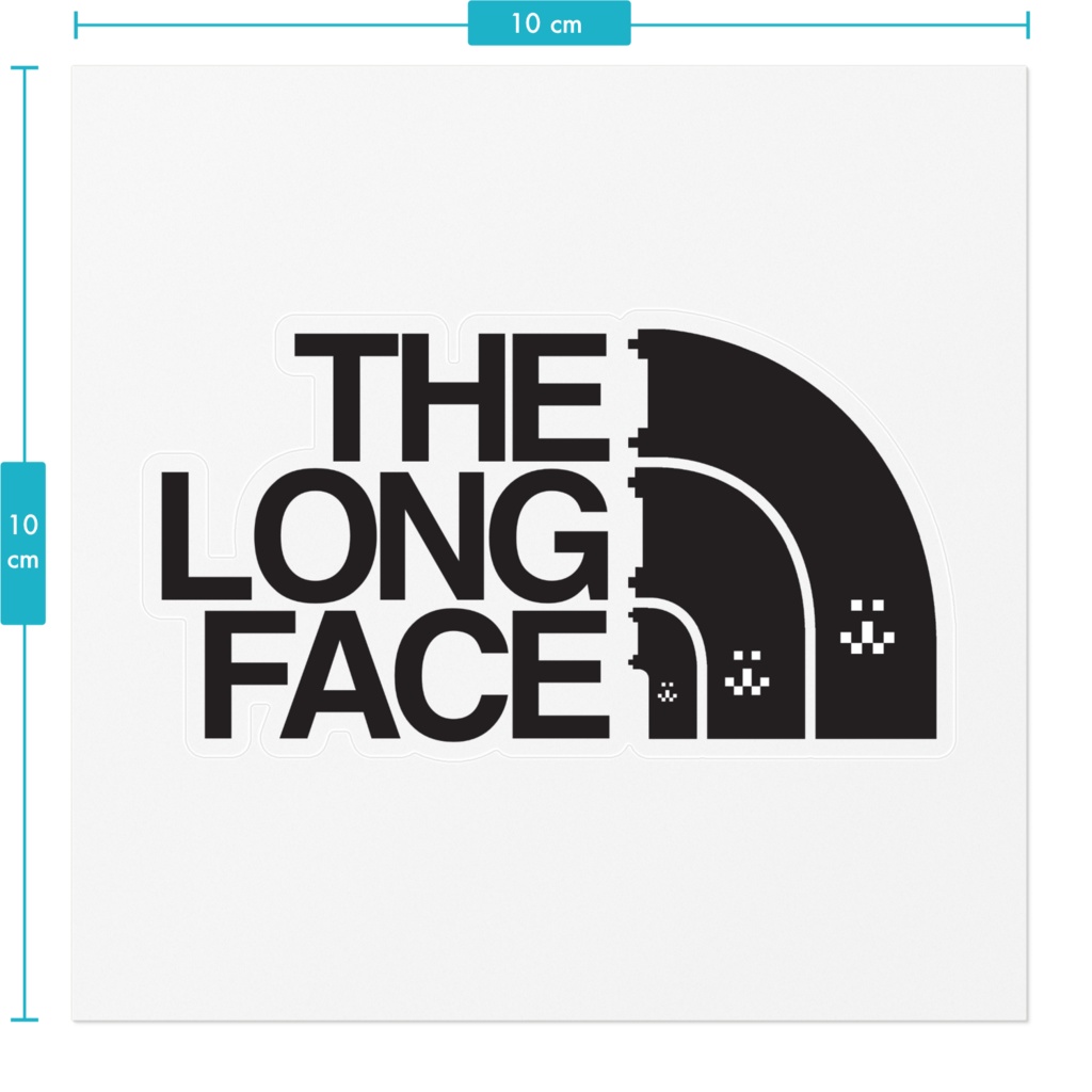 THE LONG FACE ステッカー