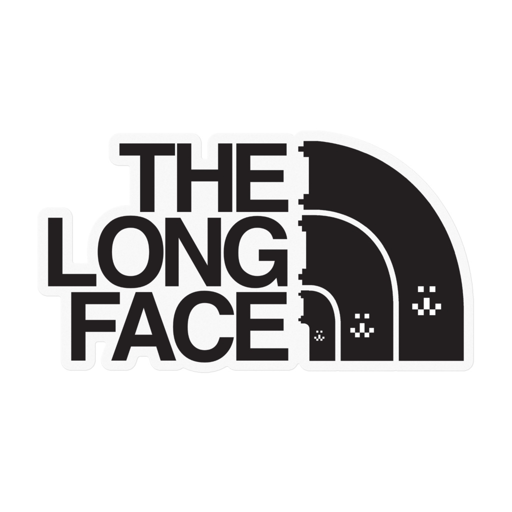 THE LONG FACE ステッカー