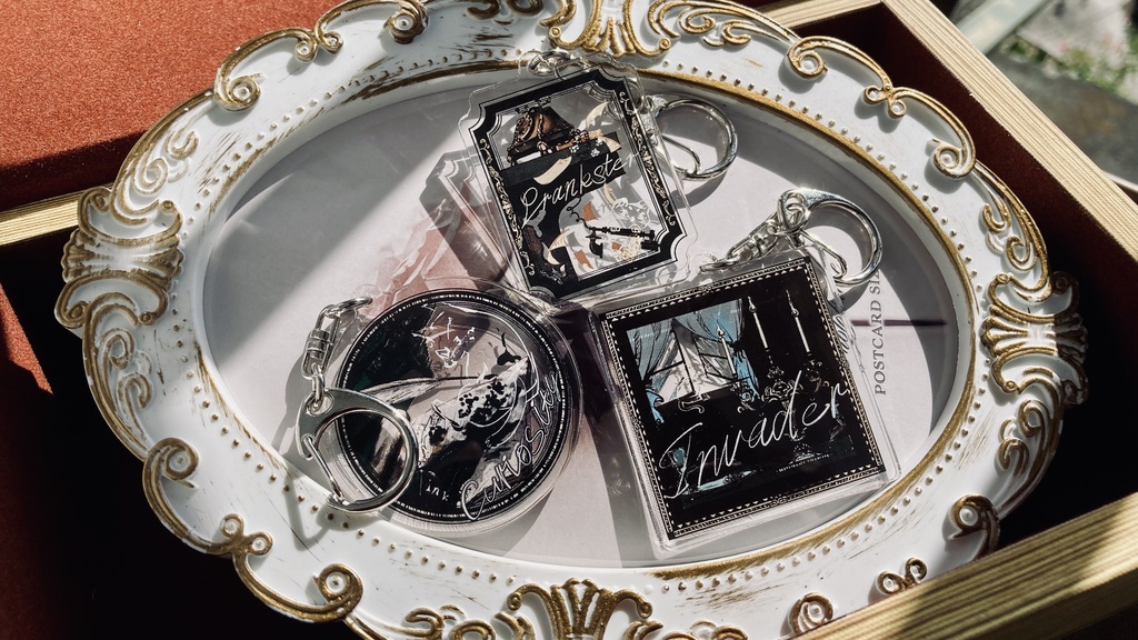 『WAИTED CAT』アクリルキーホルダー