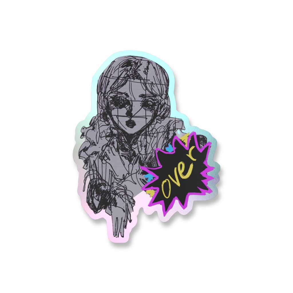 over(オーロラステッカー)