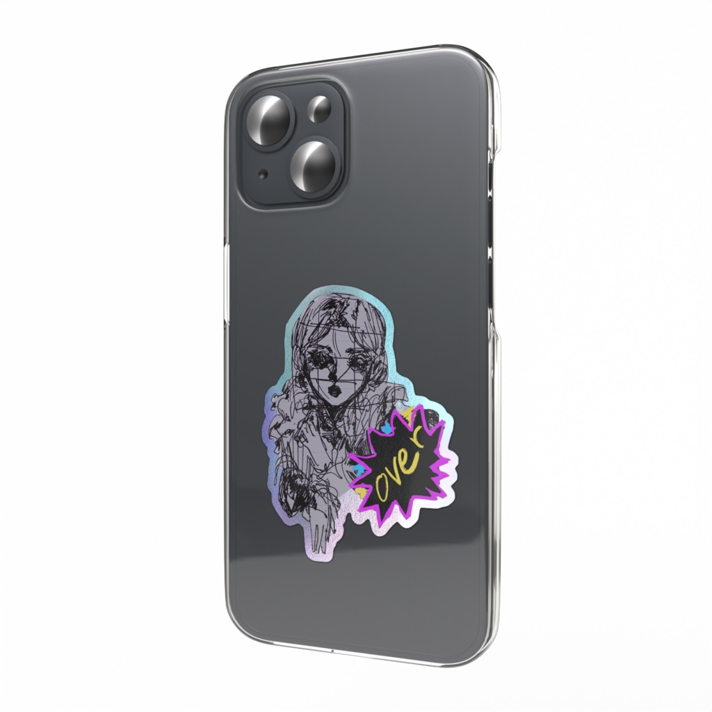 over（オーロラステッカー）