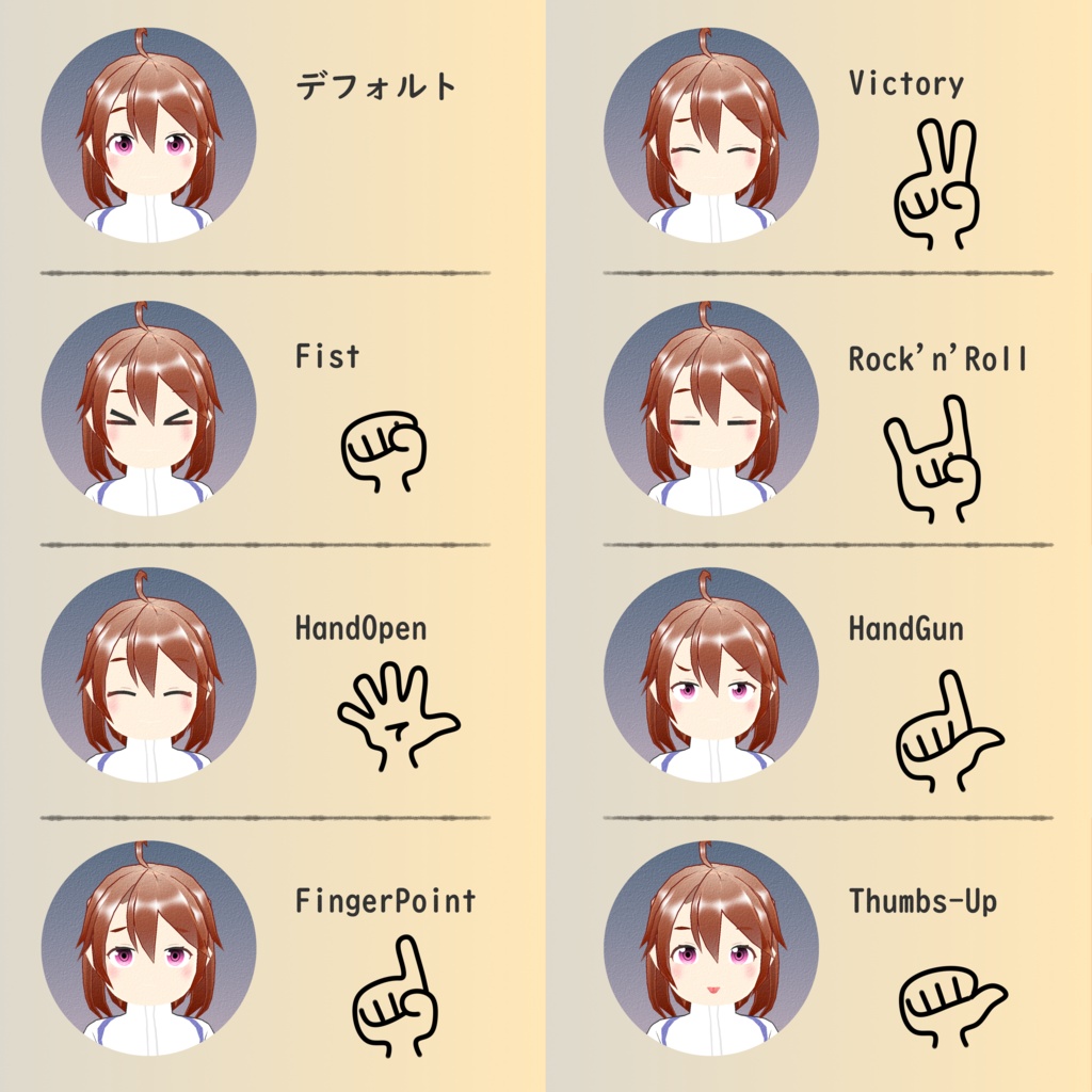 オリジナル VRC向け3Dアバター