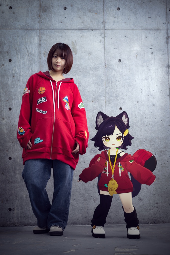 アズキちゃんのパーカー【アパレル商品】