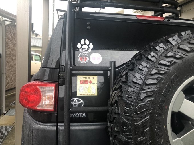 4匹正方形(大)選べるマグネット・ステッカー ドラレコver