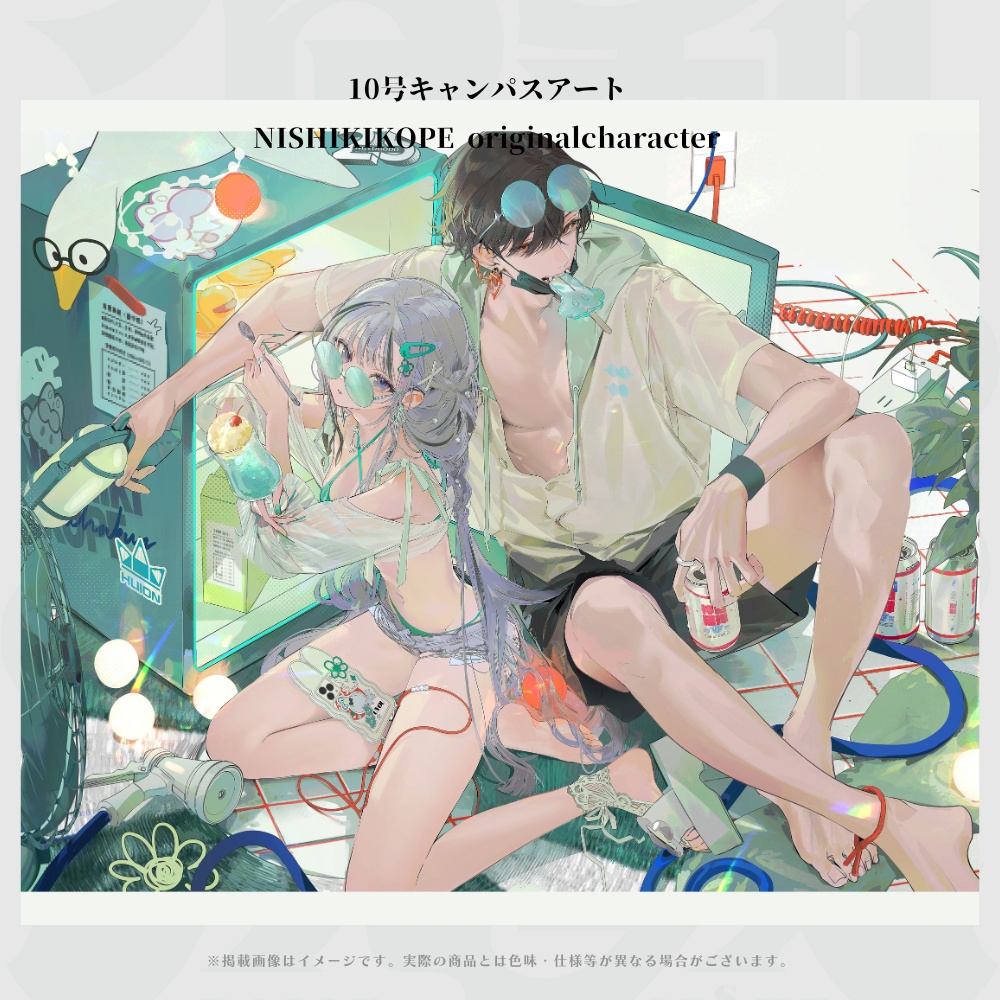 ｢避暑地｣10号キャンパスアート